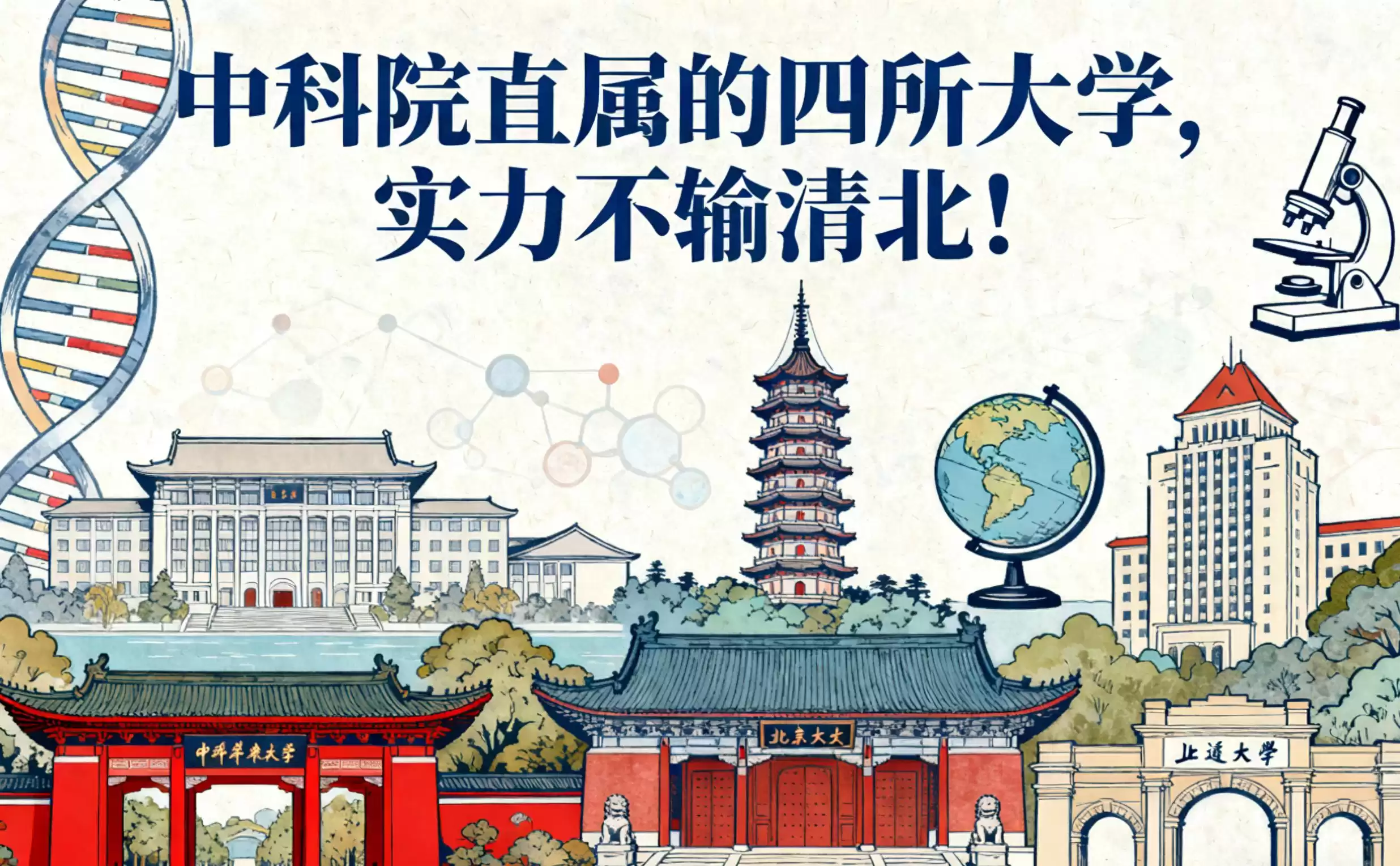 揭秘中科院直属四所王牌大学,实力碾压传统名校! 揭秘中科院直属四所王牌大学,实力碾压传统名校!