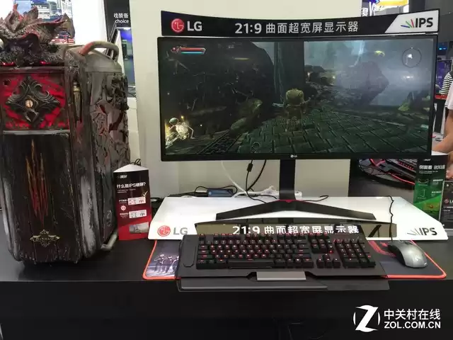视觉风暴！IPS硬屏统治ChinaJoy，LG显示器定义新视界