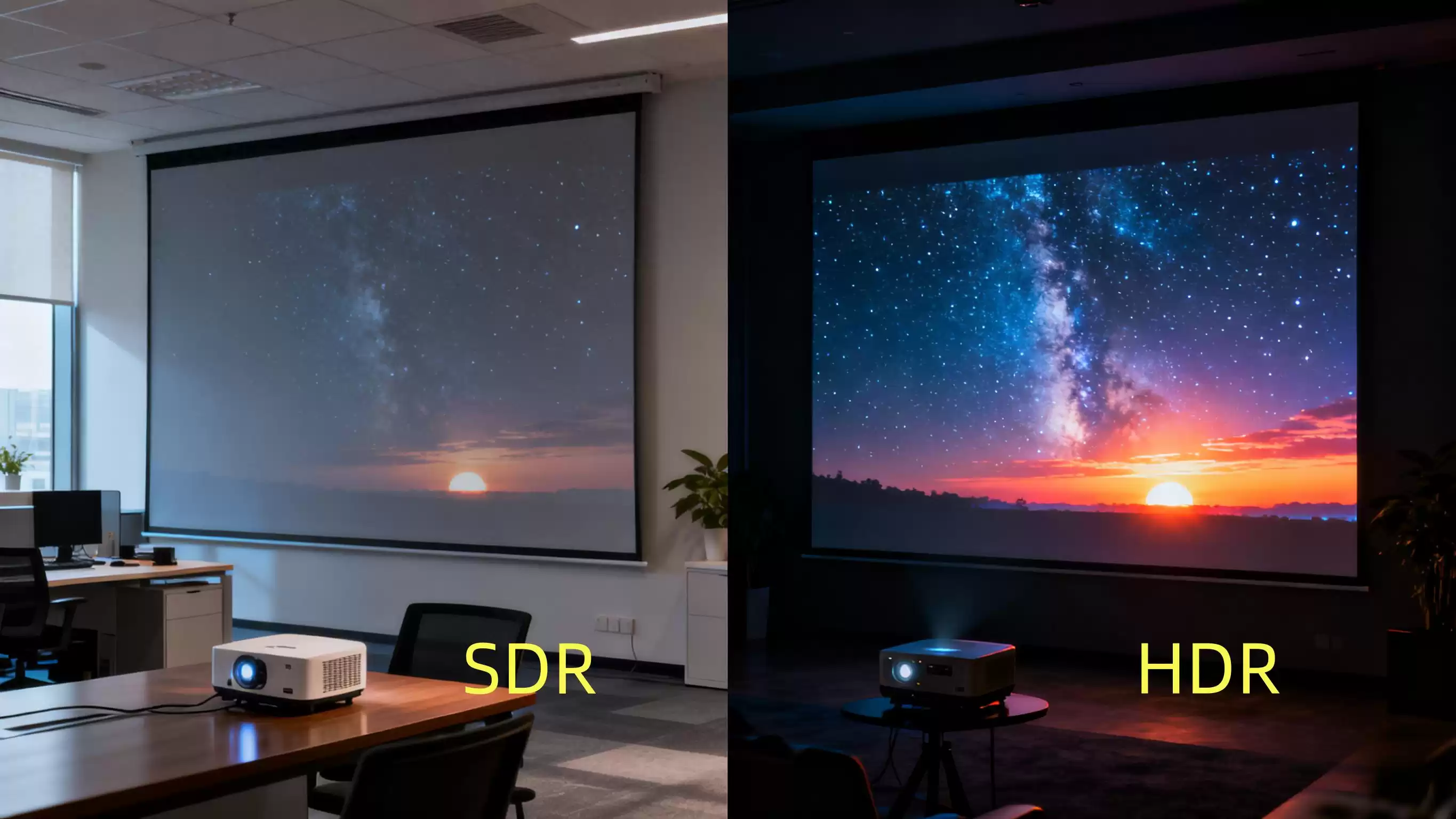 HDR投影仪终极对决：光影革命，告别平庸画面！