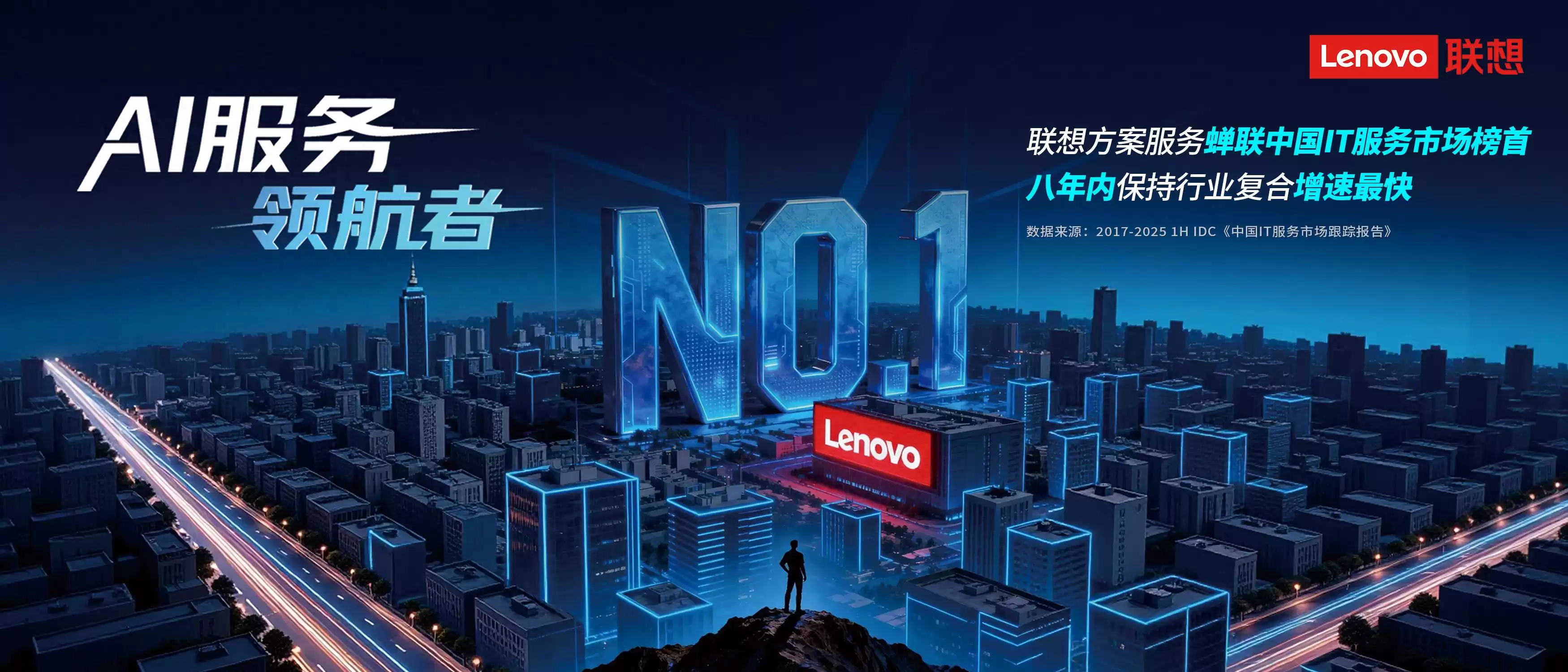 蝉联榜首！联想方案服务三维竞争力解码，AI时代制胜之道