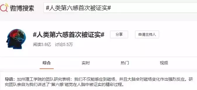 科学炸锅：人类“第六感”首次被证实？背后真相竟如此反转！-第1张图片-正海烽科技 - 领先的只能推广行业，智能制造解决方案提供商