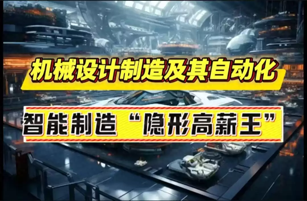 揭秘“隐形高薪王”：机械设计制造及其自动化，如何引爆智能制造时代？