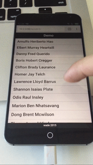 指尖革命：移动设备惯性滚动的交互魔法