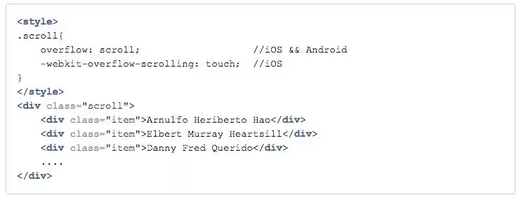 指尖革命：移动设备惯性滚动的交互魔法