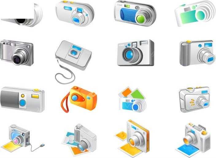 智能画笔下的相机图标：AI设计新纪元