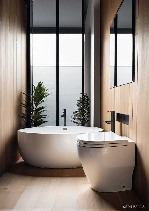 智能马桶邂逅AI绘画：当卫浴空间成为创意画布