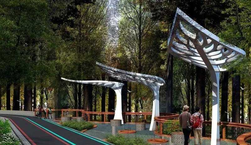 逛公园遇到会送外卖的无人机？这届AI公园真的有点料！