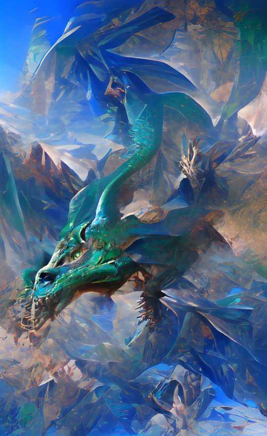 AI绘画龙腾：从玉雕神兽到国潮新宠的奇幻之旅