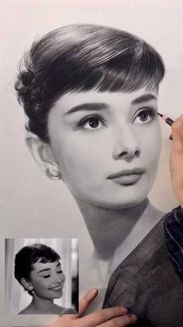 当永恒优雅邂逅智能画笔:赫本画AI如何让经典重生 当永恒优雅邂逅智能画笔:赫本画AI如何让经典重生