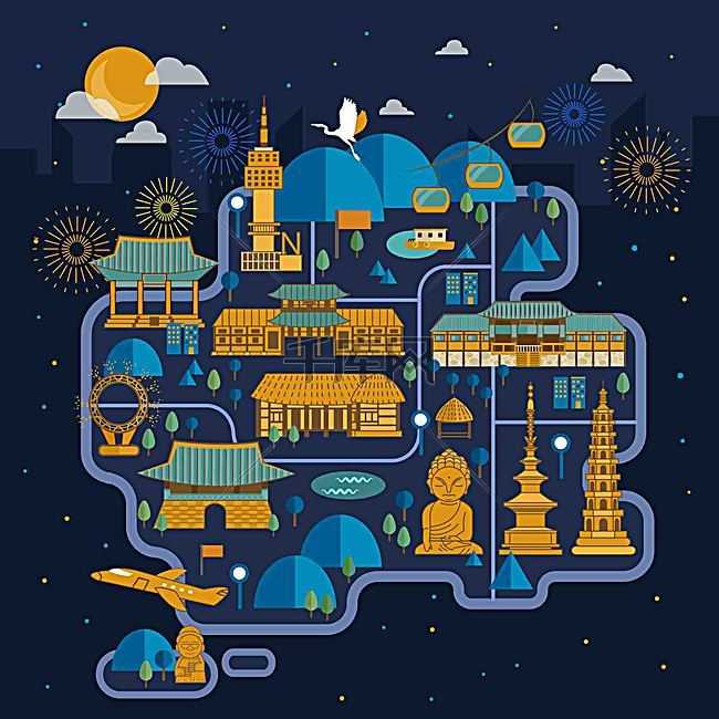 把旅行记忆画成一幅独一无二的画，你也可以